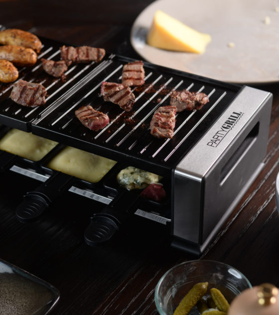 Raclette grill for two
